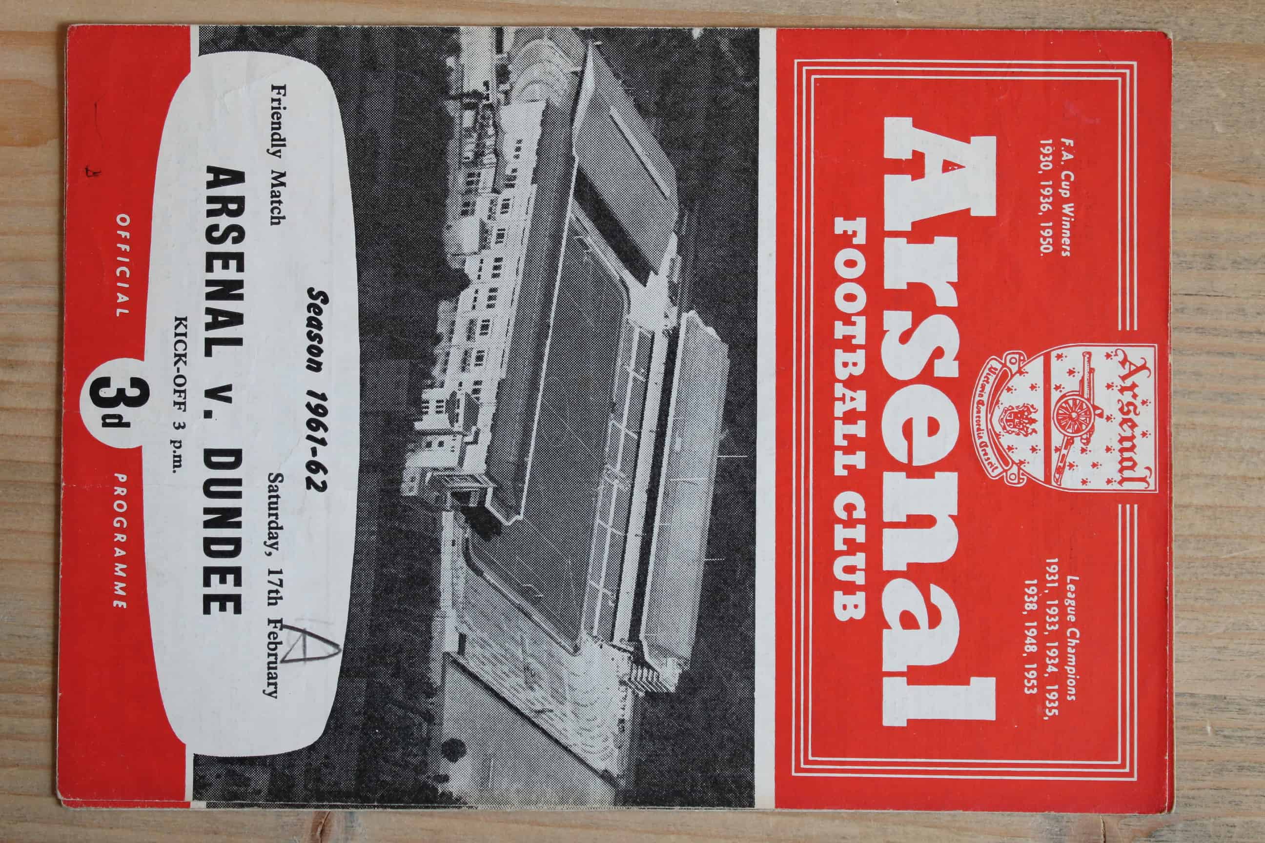 Arsenal FC v Dundee